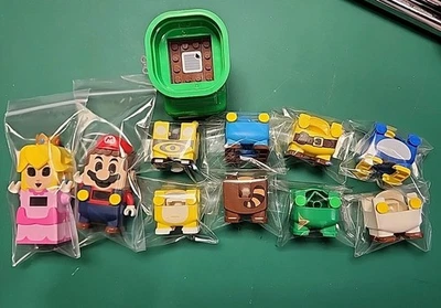 LEGO Super Mario + Peach + Cat + Penguin + Frog + Fire + Bee + Mario Power Up  - Image 1 of 4
