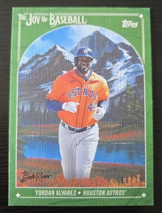 Yordan Alvarez 2023 Topps x Bob Ross Joy Of Baseball #89 Sap Green /75 - Bild 1 von 3