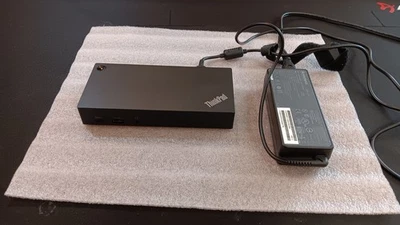 Estación de acoplamiento Lenovo ThinkPad USB-C Dock Gen 2 LDC-G2 40AS 03X7609 90 W Foto 1 de 4