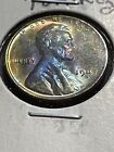 1947-S Lincoln Wheat Cent- "Multi Color Toning" BU GEM MINT STATE Coin Beauty CC