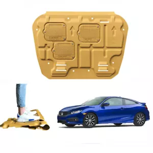 Protector contra salpicaduras bajo cubierta para motor delantero dorado para Honda Civic 2016-2021 1 pieza - Imagen 1 de 6