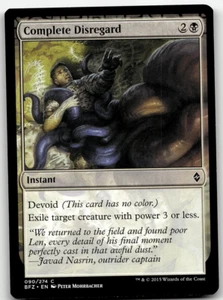 MTG Complete Disregard Battle for Zendikar 090/274 Regular Common - Picture 1 of 1