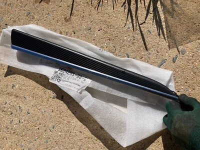 Tesla Model S Interior Twill Carbon Rear Door Left Trim 2021-2024 1624285-80-D - Image 1 of 4