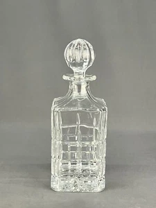 Waterford GRID Cut Crystal 9 3/4" Square Decanter: MINT - Picture 1 of 9
