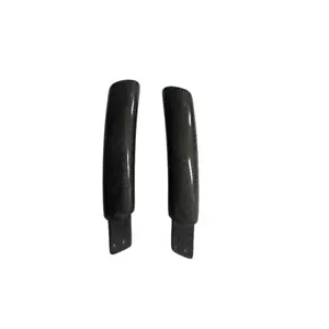 Carbon Fiber Inner Door Handles Replace for Audi TT TTS TT RS 8J 2008-2014 - Picture 1 of 7
