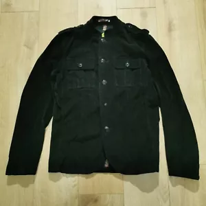 Bonita Chaqueta de Pana Verde Para Hombres M Negra Ejército Langford Militar Sobrecamisa - Imagen 1 de 7