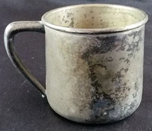 Vintage Antique Cup Mug WM Rogers & Son EPNS 1342 For Child Silverplate - Picture 1 of 11