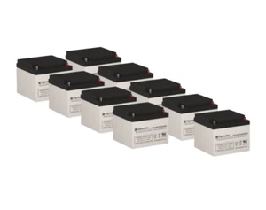 SigmasTek Battery Replacement Set of 9 for GE Medical Systems AMX IV, 12V 26Ah - Picture 1 of 7