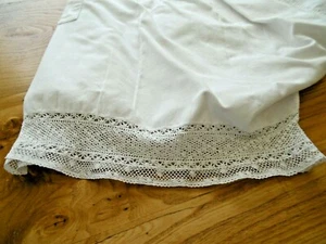 Culotte ancienne en coton ouaté avec dentelle  - Imagen 1 de 10