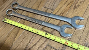 ๐บ๐ธ Craftsman Tools JUMBO SAE Combination WRENCH 12-Pt Set Lot Offset Box USA - Picture 1 of 6