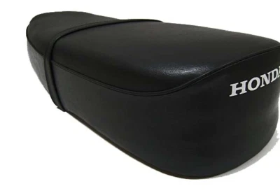 HONDA EARLY  SUPER HAWK CB72 CB77 COMPLETE SEAT SADDLE ASSY - BLACK [U] - Image 1 of 4