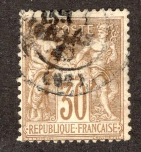 France Scott 73 Used- Type I - CV 8.25$ - Picture 1 of 2