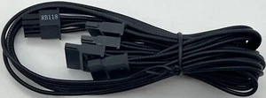 Seasonic Modular Cable 6pin to four straight angle SATA connectors cable (SP) - Picture 1 of 2