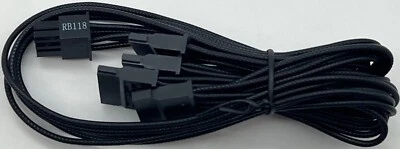 Seasonic Modular Cable 6pin to four straight angle SATA connectors cable (SP) - Image 1 of 2