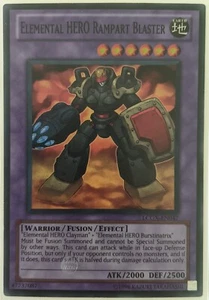YuGiOh Elemental HERO Rampart Blaster Super Rare LCGX-EN047 - Picture 1 of 1