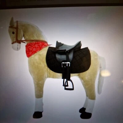Sweety Toys Plüsch STehpferd XXL 125cm Mit Sattel - Bild 1 von 4