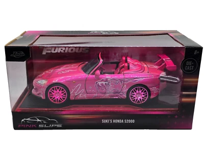 Jada Toys 2024“粉红色拖鞋”Suki's Honda S2000 CHASE 1:24 很难找到 — 第 1/4 张图片