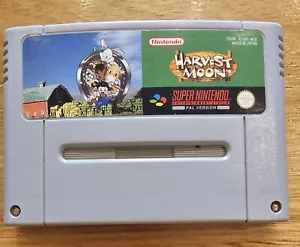 RARE Harvest Moon VGC Super Nintendo SNES AUSPAL -TESTED- and working - Picture 1 of 3