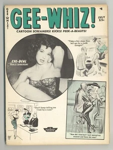 Gee-Whiz #11 Marlee Sanderson Sandra Lillo 1957 Pinup Magazine Humorama M32172 - Picture 1 of 2