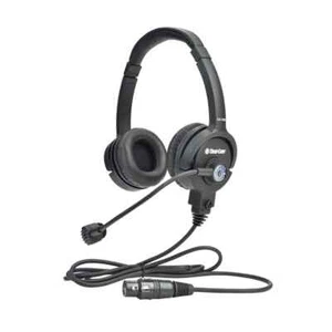 Clear-Com CC-220-X4 Double On Ear 4 Pin Female XLR Cardioid Headset - Picture 1 of 4