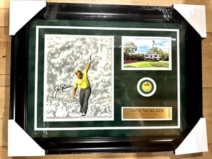 Jack Nicklaus Signed 8x10 Framed Photo Collage - JSA - Picture 1 of 2