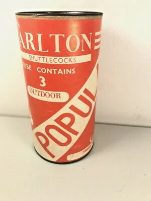 Volantes Tube Carlton Popular 3 Birdie Inglaterra Reino Unido Bádminton Vintage Foto 1 de 4