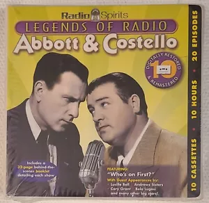 ABBOTT & COSTELLO ~ RADIO SPIRITS/LEGENDS OF RADIO ~ 10 CASSETTES/20 EPISODES - Picture 1 of 4