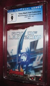 2015 UPPER DECK AVENGERS AGE OF ULTRON #23 BLUE FOIL 184/199 CGC 9 PARALLEL - Picture 1 of 3