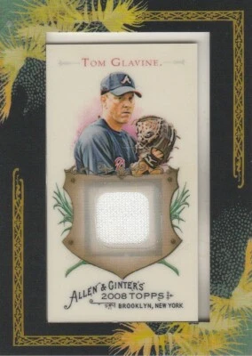 2008 Topps Allen and Ginter Relics #AGR-TG Tom Glavine Jsy C - Image 1 of 3