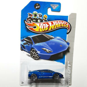 Hot Wheels LAMBORGHINI GALLARDO LP 570-4 SUPERLEGGERA Blue Car 2013 HW City 1:64