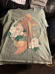 O'neill brand t shirt coy art carp ocean beach surfing S studio wardrobe sale - Picture 1 of 3