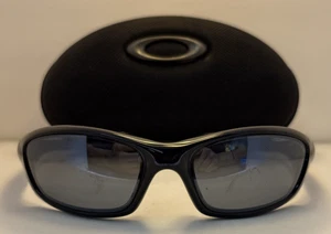 Oakley Straight 04-325 61/18/135 Black Sunglasses Mirror Lenses - Picture 1 of 7
