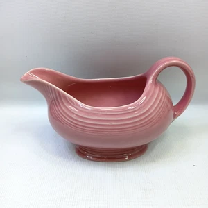 Fiestaware Fiesta Rosa Rosa 18.5 OZ Gravy Boat Retirado De Colección *LEER* - Imagen 1 de 11