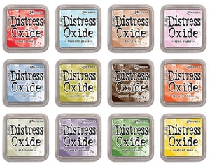 Ranger Tim Holtz Bundle of 12 Distress Oxide Ink Pads - Summer 2018 Colors - Picture 1 of 9