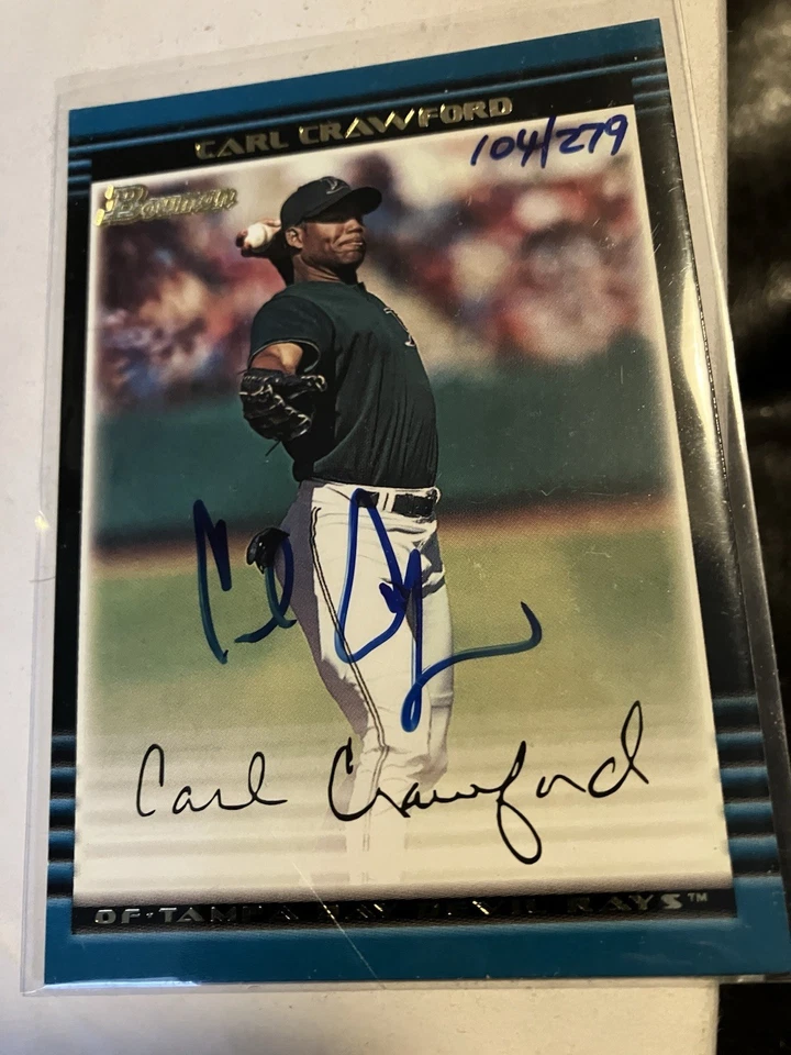Carl Crawford Bowman Auto 104/279 - Image 1 of 1