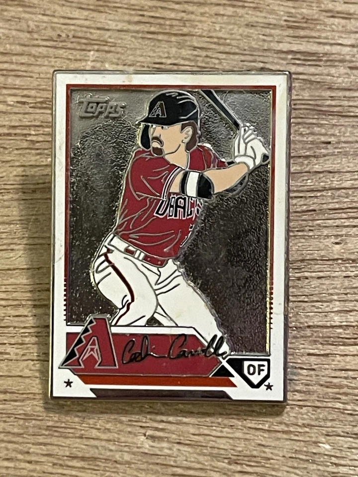2023 TOPPS UPDATE SUPER BOX ENAMEL PIN CORBIN CARROLL 1 in x 1.5 in - Image 1 of 1