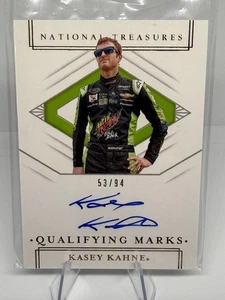 2020 Panini National Treasures #QM-KK Kasey Kahne Qualifying Marks #/94 - Picture 1 of 2