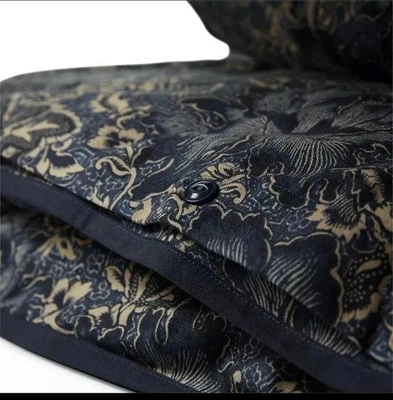Ralph Lauren Duvet Cover Keaton 100% Cotton Indigo Blue Floral $400 Full / Queen - Image 1 of 4