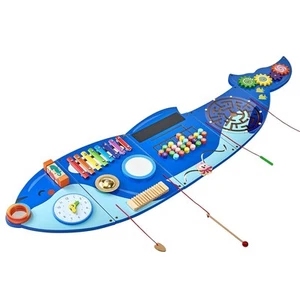Orca Activity Wall Busy Board Panels 12 Activities Sensory Wall Panel - Picture 1 of 2