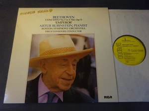 BEETHOVEN - PIANO CONCERTO NO 5 LP, BSO, Leinsdorf, Rubinstein, RCA GL 14220 - Picture 1 of 4