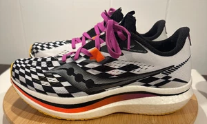 Saucony Endorphin Pro 2 Running Shoes White Black Women's Size 8.5 - Picture 1 of 8