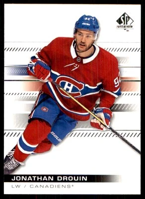 2019-20 SP Authentic Jonathan Drouin Montreal Canadiens #73 - Image 1 of 2