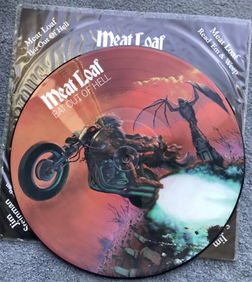 MEAT LOAF - BAT OUT OF HELL - 12” picture disc   Mint.  - Image 1 of 4