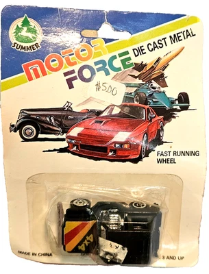 Summer Motor Force Diecast Metal 4 x 4 Jeep Truck Fast Running Wheel in pack - Image 1 of 3