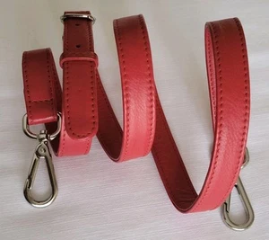 Ersatz echt rot Leder Umhängetasche Schultergurt verstellbar 2 Stück - Bild 1 von 7