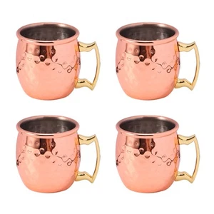 1X( Mula Moscú De Acero Inoxidable De 2 Onzas Tazas Espresso Cha1186 - Imagen 1 de 10