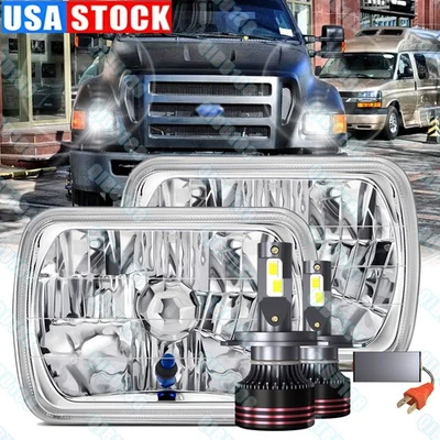 7x6" 5X7" INCH DOT LED headlight sealed bulbs kit For FORD F800 F700 F600 F150 - Image 1 of 4