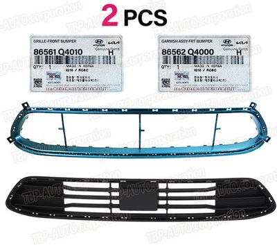 OEM ® Parachoques Delantero-Rejilla Borde Surround + JUEGO DE REJILLA INFERIOR Kia Niro EV 2019-2022 Foto 1 de 4
