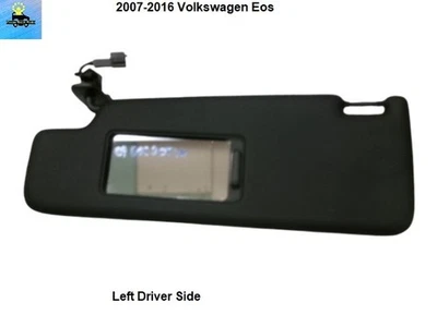 1Q0857551AC3H8 07 a 16 Parasol izquierdo Volkswagen Eos Parasol OEM Negro Foto 1 de 4