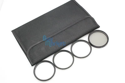 NEW 55MM 4X 6X 8X STAR+ CPL Circular Polarizing Filter Kit Set with CASE 55 mm - Image 1 of 3